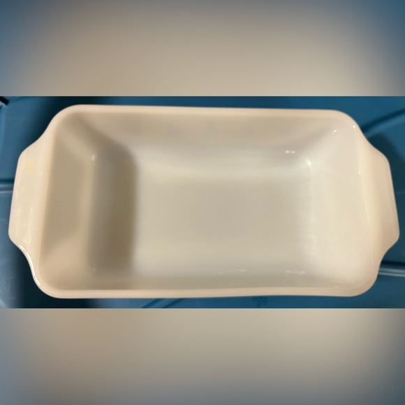 Vintage Fire King Candle Glow pattern meat loaf pan by Anchor Hocking. - Picture 3 of 6